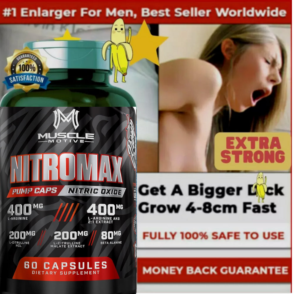 Male Enhancement Enlarger Thicker Size Nitric Oxide for Men Sex Pills 60 CPS-NEW