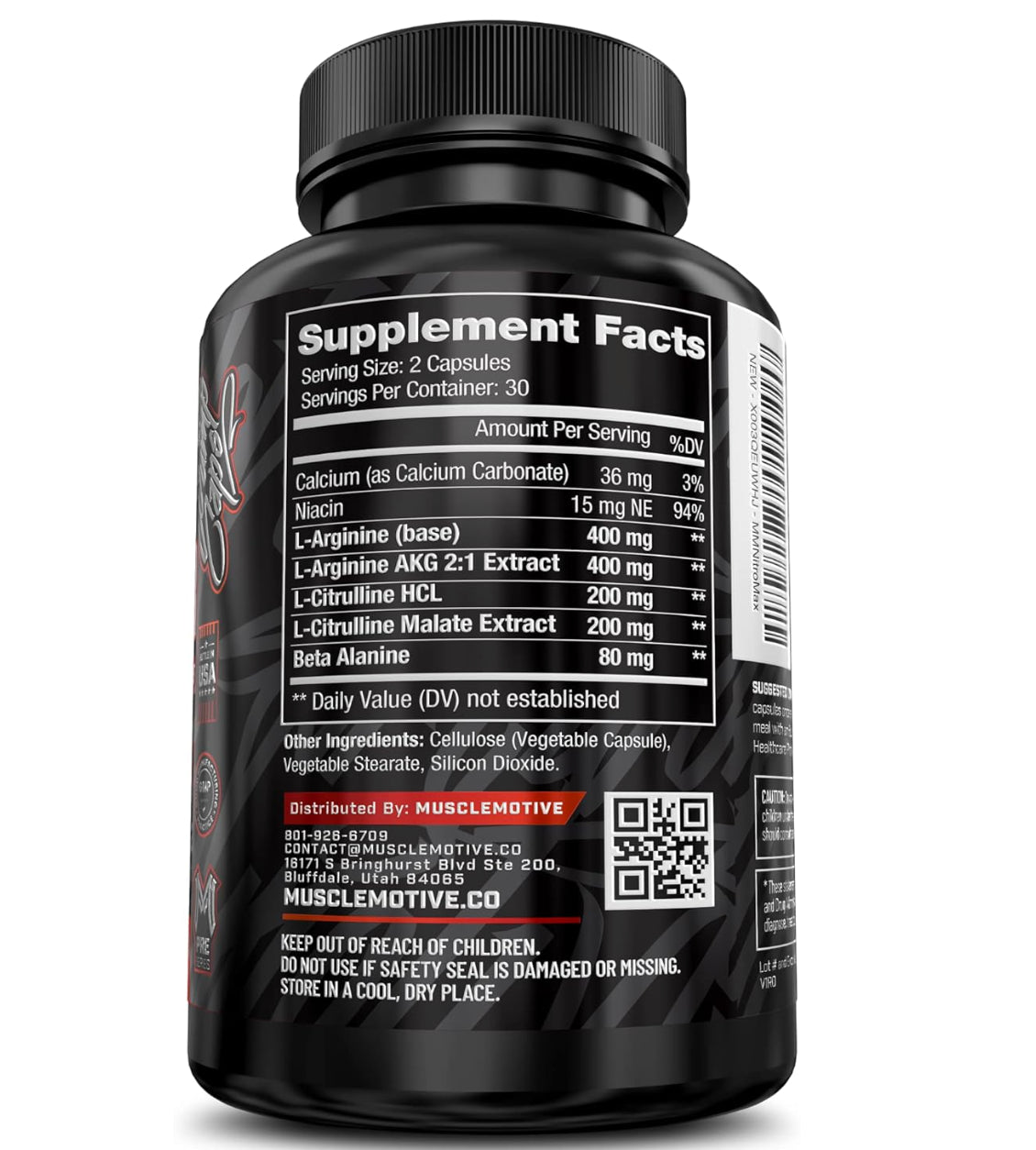 Male Enhancement Enlarger Thicker Size Nitric Oxide for Men Sex Pills 60 CPS-NEW