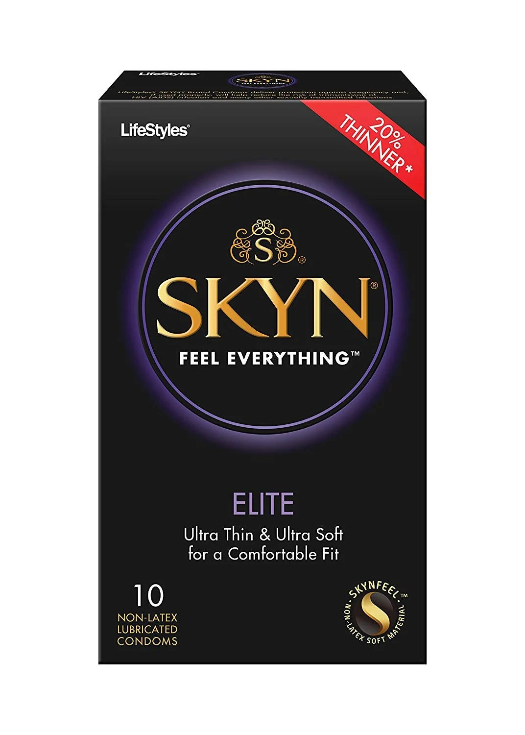Lifestyles  Elite Condoms, 10Ct